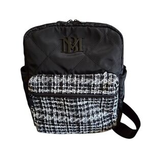 ❤️EUC Badgley Mischka Tweed & Puffy Nylon Backpack❤️